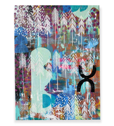 Buried Treasure - 16"x21" wall art