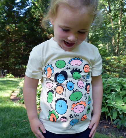 Friendly Faces - kid shirt