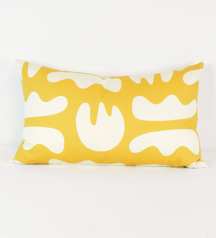 Lily Pad - yellow - pillow or pillow case
