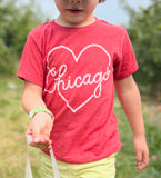 I Heart Chicago- kid shirt