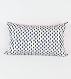 Shapes Ahoy - pink + red - 12"x20" pillow or pillow case