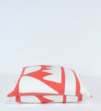 Sailing Shapes - orange - 16"x16" pillow or pillow case