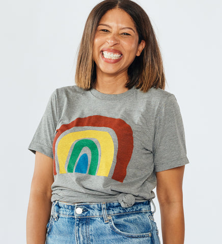 Hey Rainbow - adult, unisex fit t-shirt