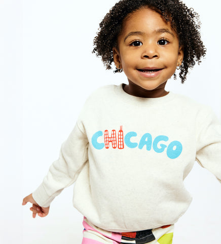 Hi from Chicago - kid's sweatshirt