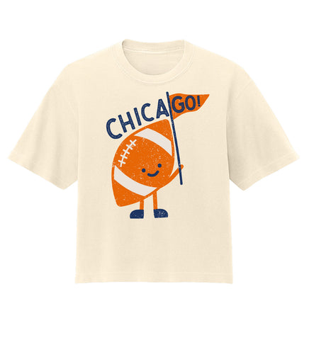 ChicaGO Football! - adult boxy fit shirt