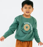 I Like Everything About You - kid's bagel sweatshirt