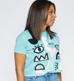 Eyes On the Prize - adult crop shirt