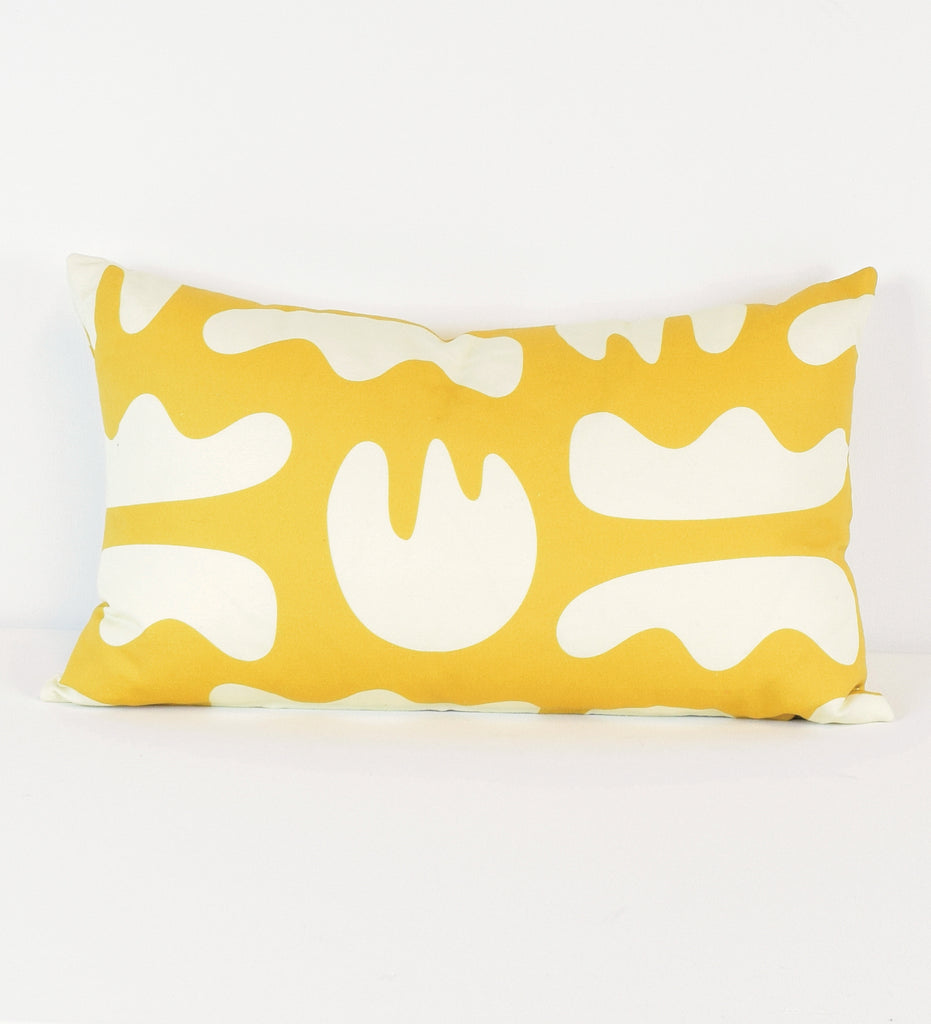 Lily Pad - yellow - pillow or pillow case