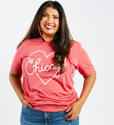 I Heart Chicago - adult, unisex fit t-shirt