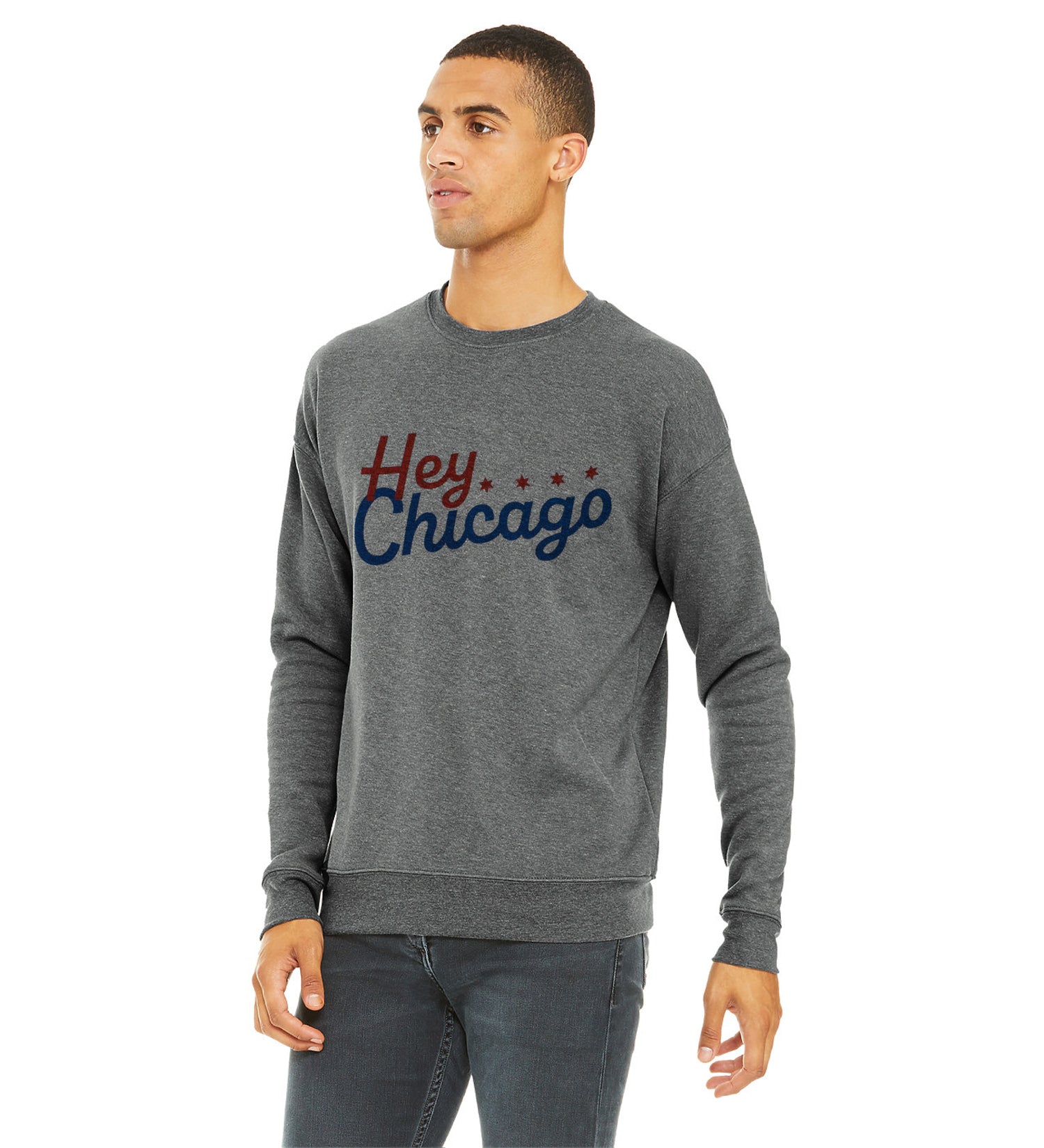 Hey Chicago - adult sweatshirt – Earth Cadets
