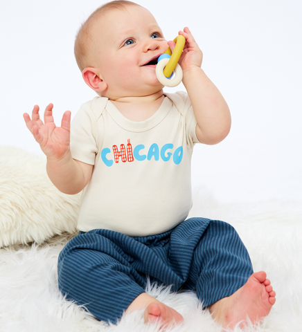 Hi from Chicago - organic bodysuit for baby