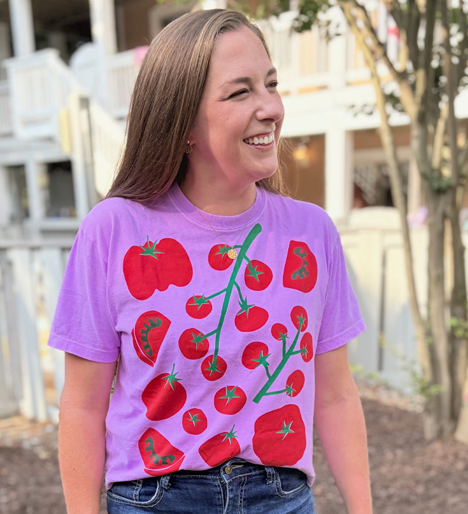 Tomato Season - adult boxy fit shirt