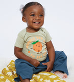 Orange You Glad To See Me? - organic bodysuit for baby