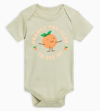 Orange You Glad To See Me? - organic bodysuit for baby