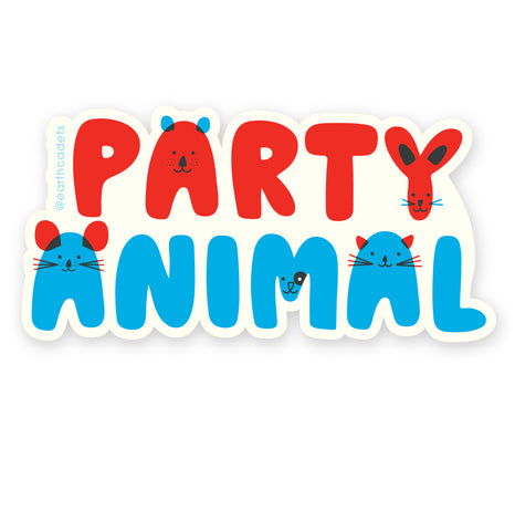 Party Animal - vinyl sticker