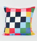 Cheeky Checks and Hearts - 18"x18" pillow or pillow case