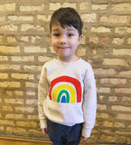 New Rainbow - kid's crew sweatshirt