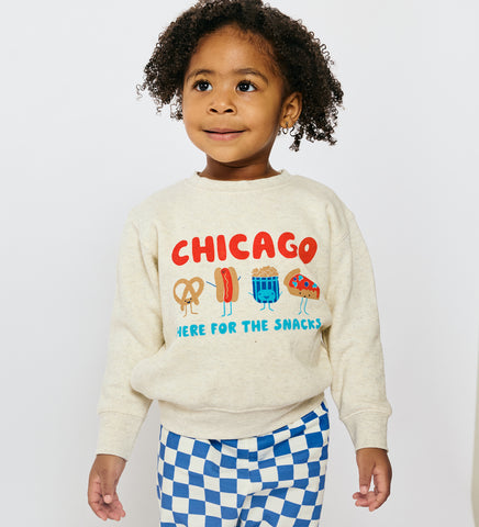 Here for the Snacks - kid's sweatshirt
