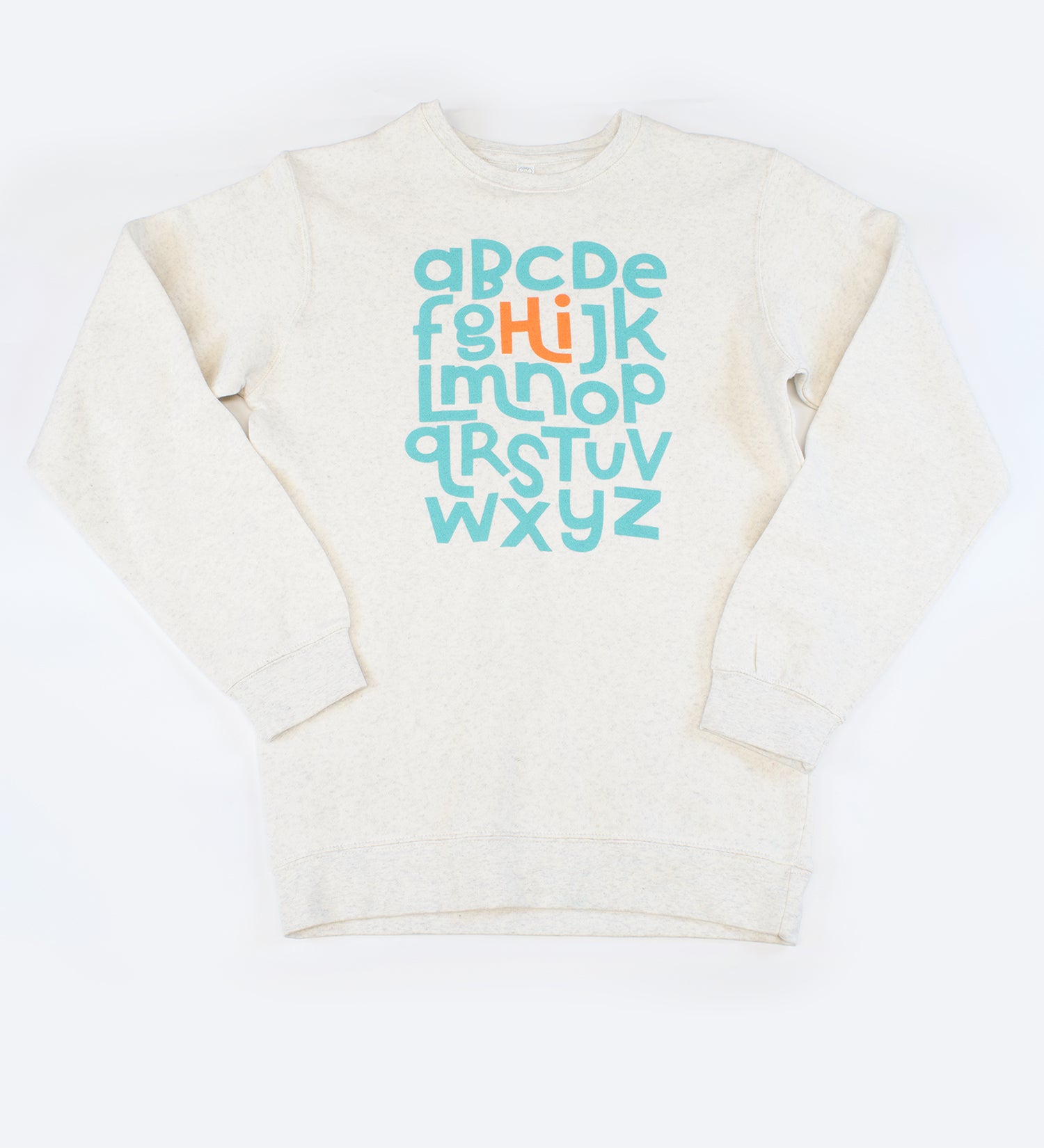 Hi From the Alphabet - adult sweatshirt – Earth Cadets