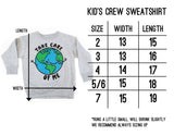 Friendly Faces- kid's crew sweatshirt