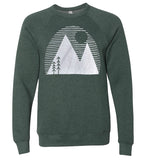 Over the Mountains - adult sweatshirt