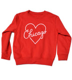 Heart Chicago - kid's sweatshirt