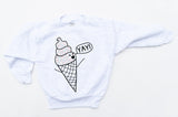 I Scream for Ice Cream - kids sweatshirt, heather grey