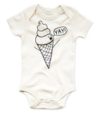 I Scream for Ice Cream - organic bodysuit for baby