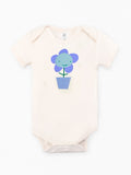 Flower Power - organic bodysuit for baby