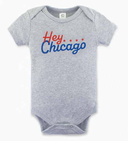 Hey Chicago - organic bodysuit for baby