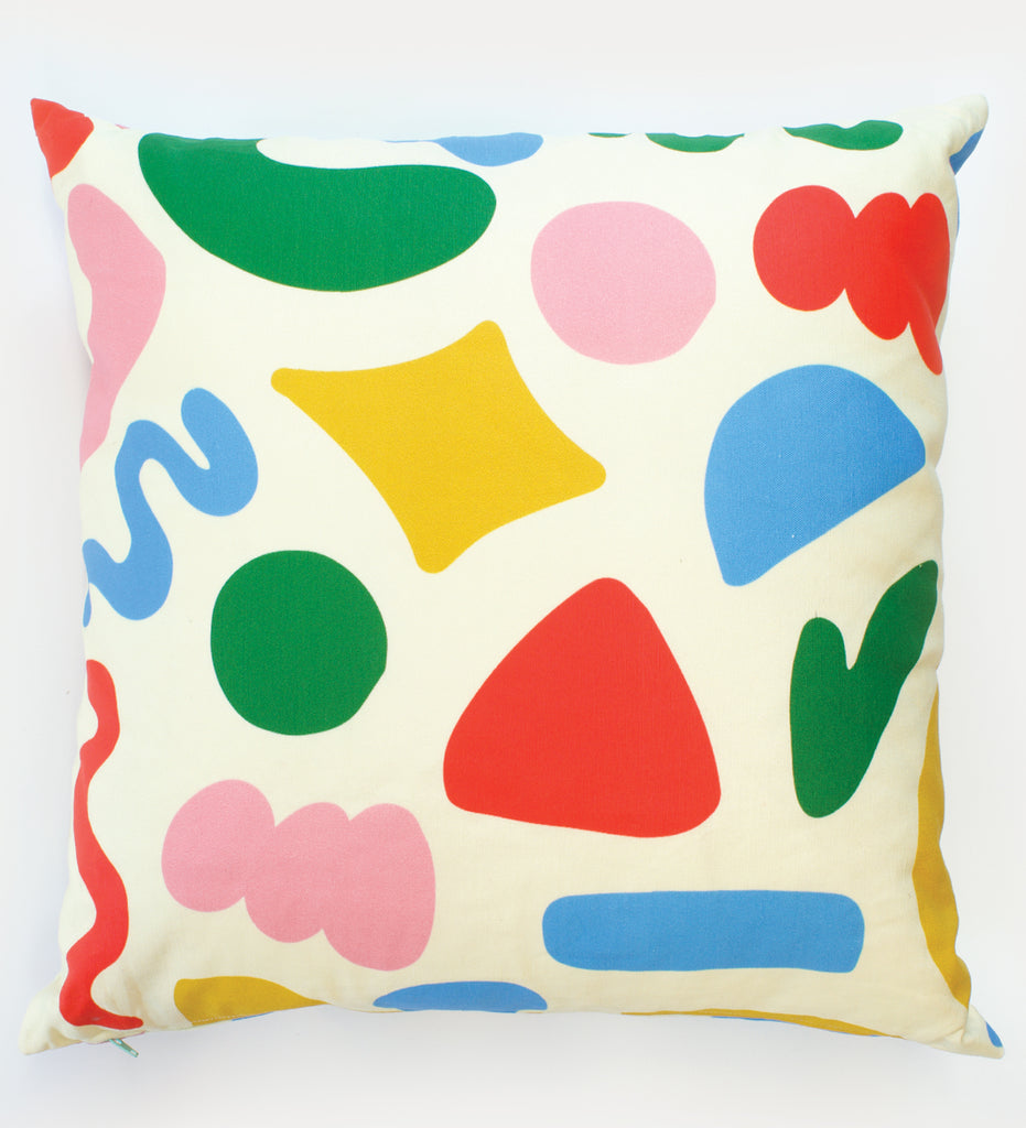 Squiggle Party - day - pillow or pillow case