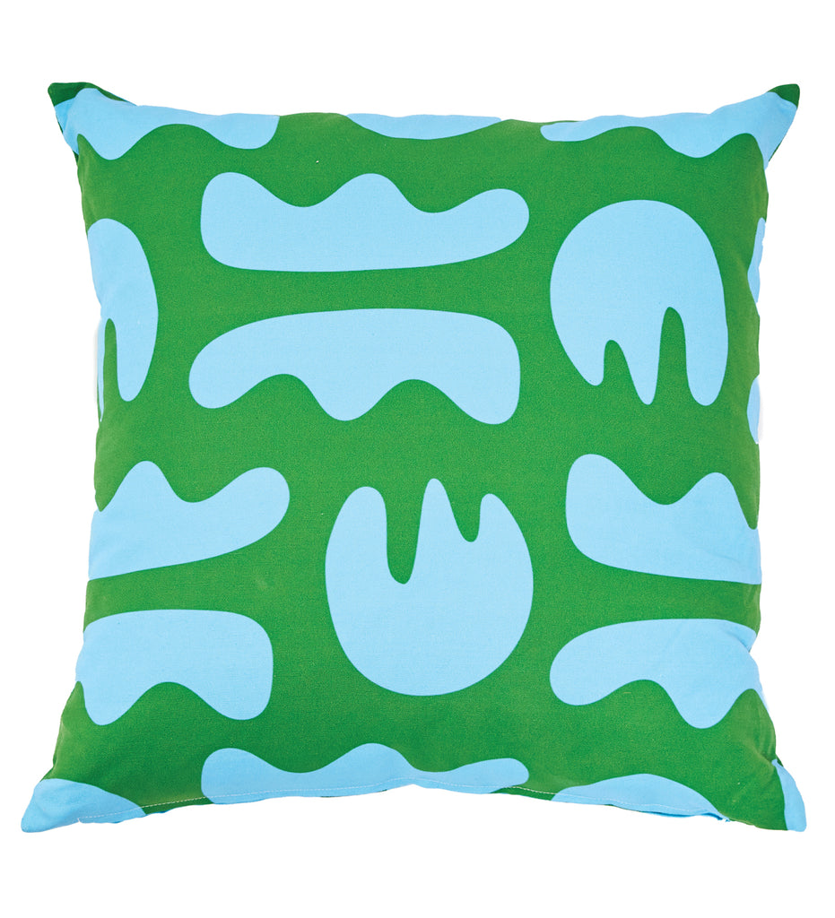 Lily Pad - green - pillow or pillow case