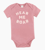 Hear Me Roar - organic bodysuit for baby